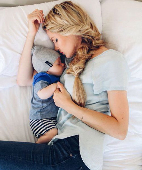  عکس مادرانه با نوزاد