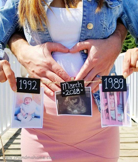 عکس بارداری خانوادگی