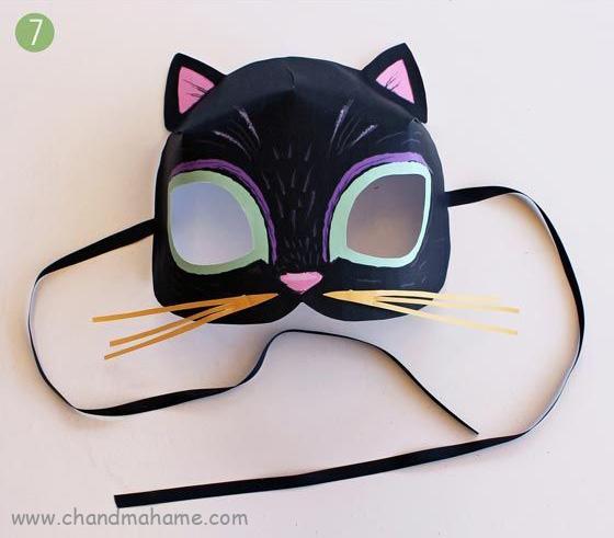 ساخت تم عکس کودک - ماسک کودکانه گربه ای 