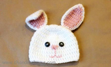 عکس بافت کلاه خرگوشی نوزاد برای عکاسی - چندماهمه