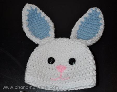 عکس بافت کلاه خرگوشی نوزاد برای عکاسی - چندماهمه