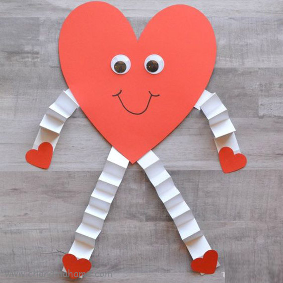 آموزش ساخت قلب کاغذی برای تم ولنتاین - چندماهمه
