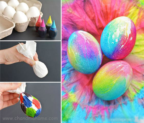 آموزش درست کردن تخم مرغ رنگی با اکلیل - چندماهمه