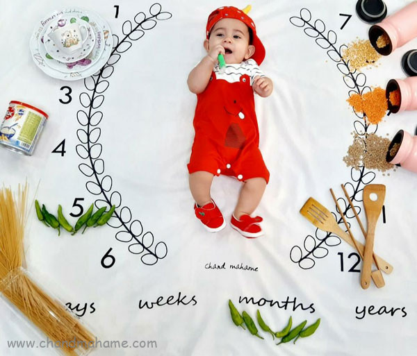 بهترین ایده‌های عکس نوزاد با پارچه‌های عکاسی