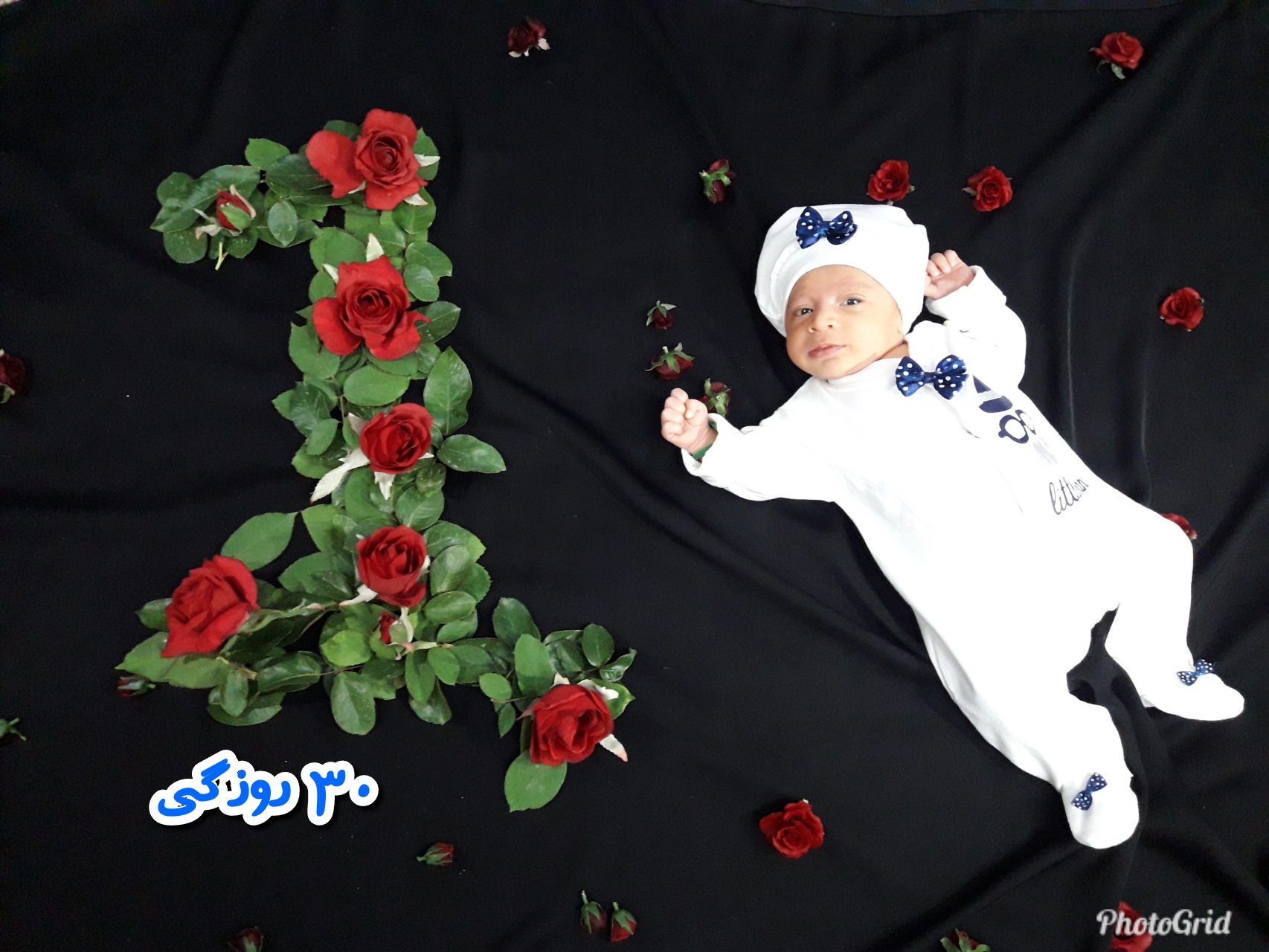 یک ماهگی نوزاد سیده علی سادات