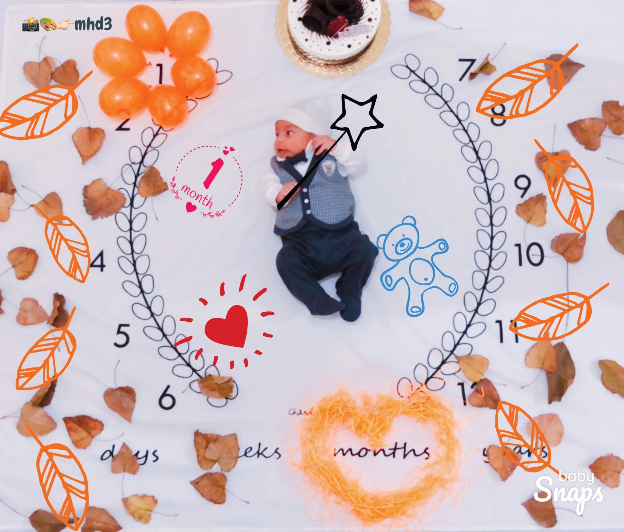 یک ماهگی نوزاد امير محمد تاجيك