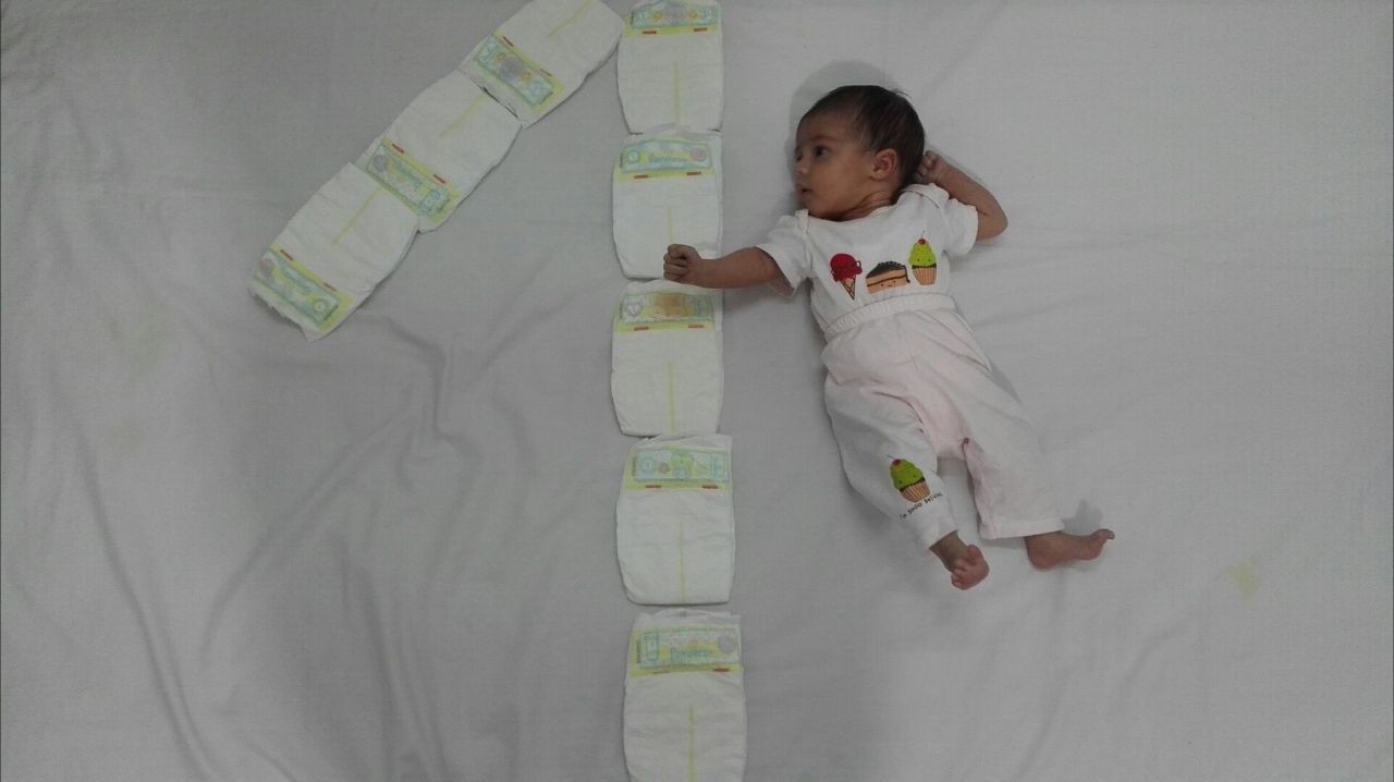 یک ماهگی نوزاد پرنیان گودرزی