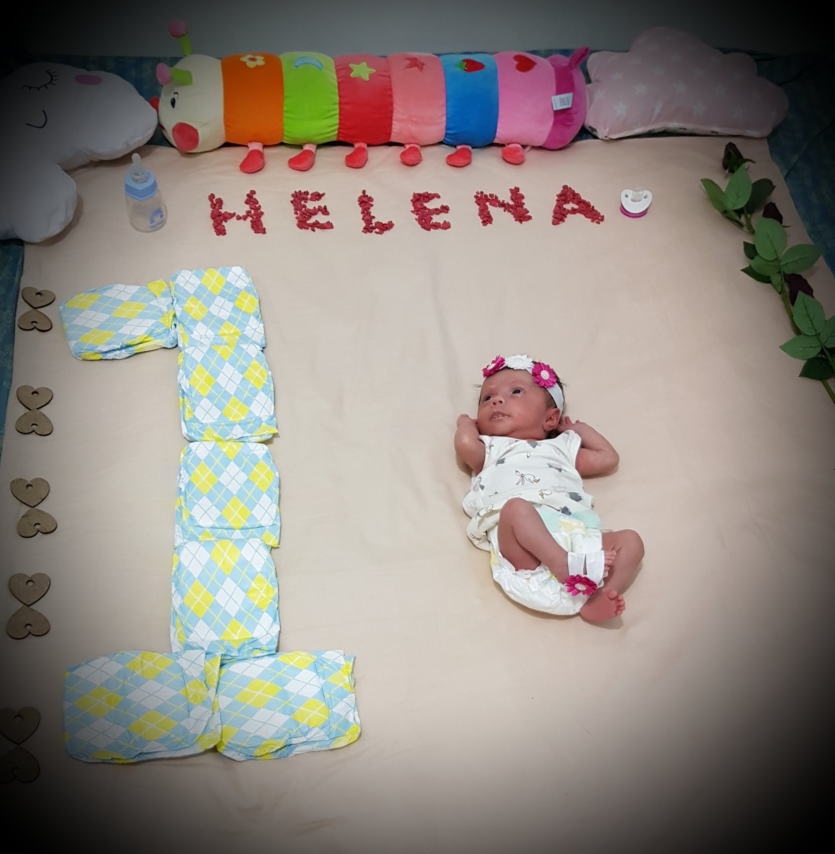 یک ماهگی نوزاد هلنا ضرابی