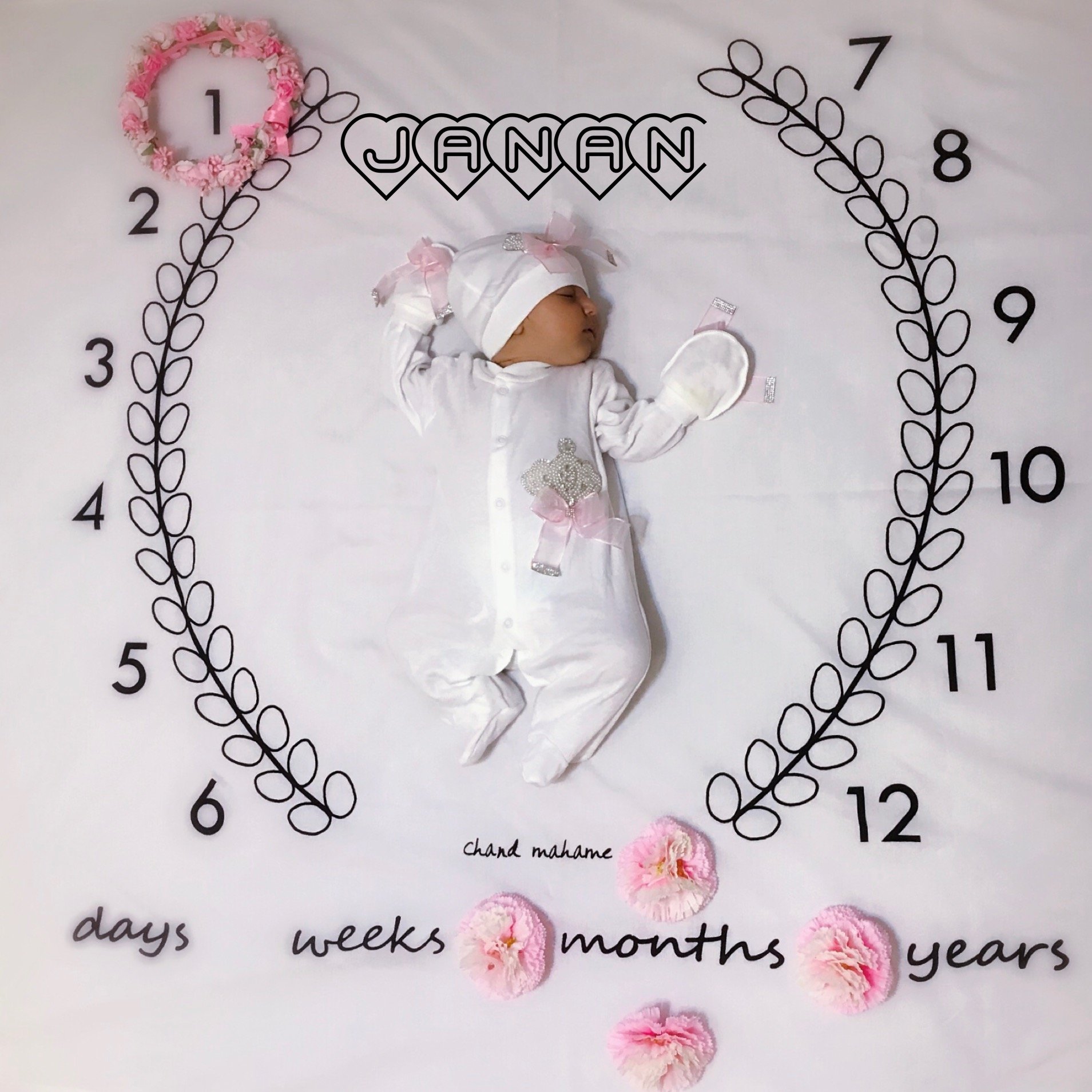 یک ماهگی نوزاد جانان نجفی نژاد