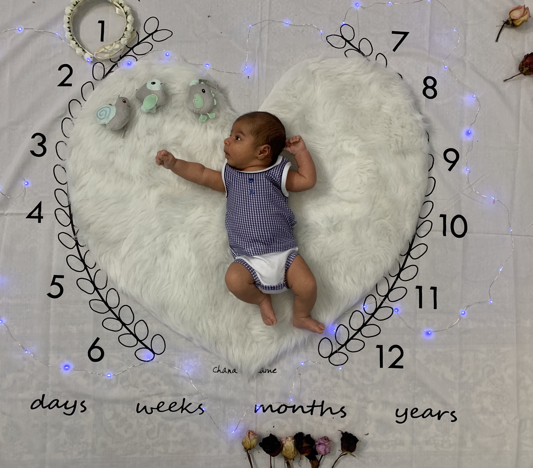 یک ماهگی نوزاد مهرسام پارسایی راد