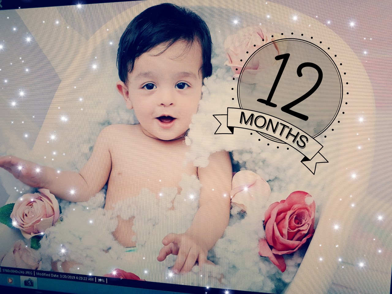 دوازده ماهگی نوزاد مهراس راسخ