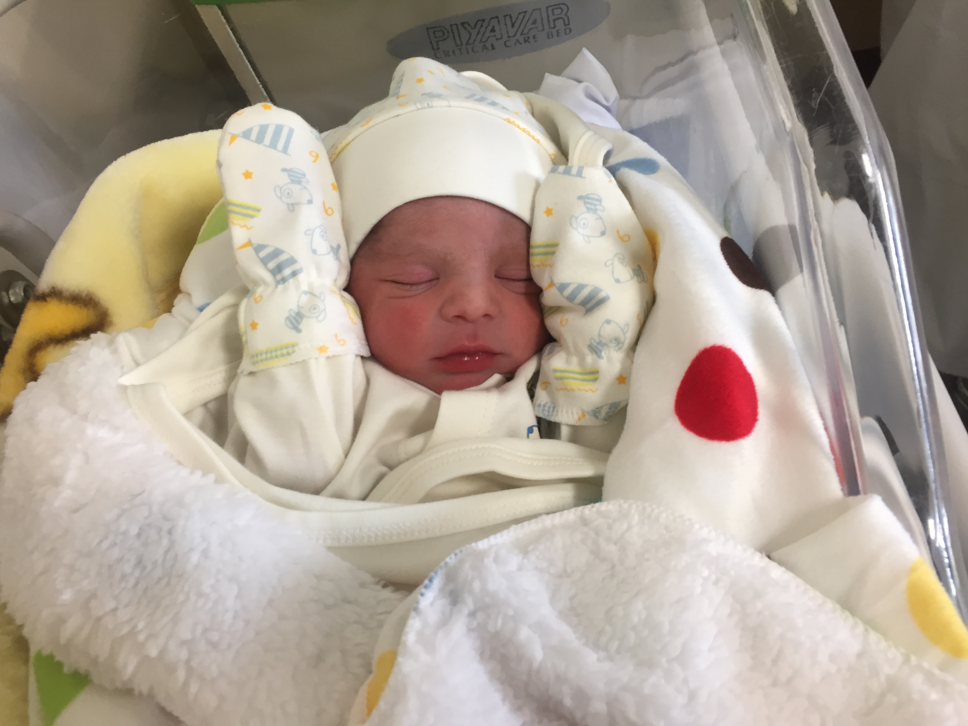 متولد شدن نوزاد محمد اروين شيهكي تاش