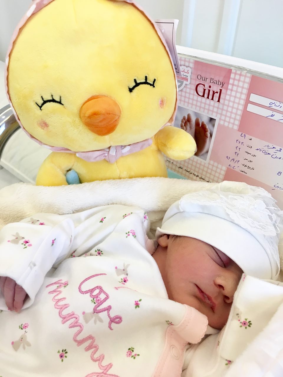 متولد شدن نوزاد هانا هنردار