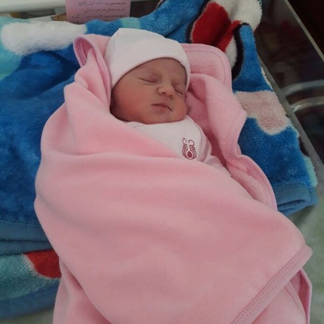 متولد شدن نوزاد پارلا سادات سجادی