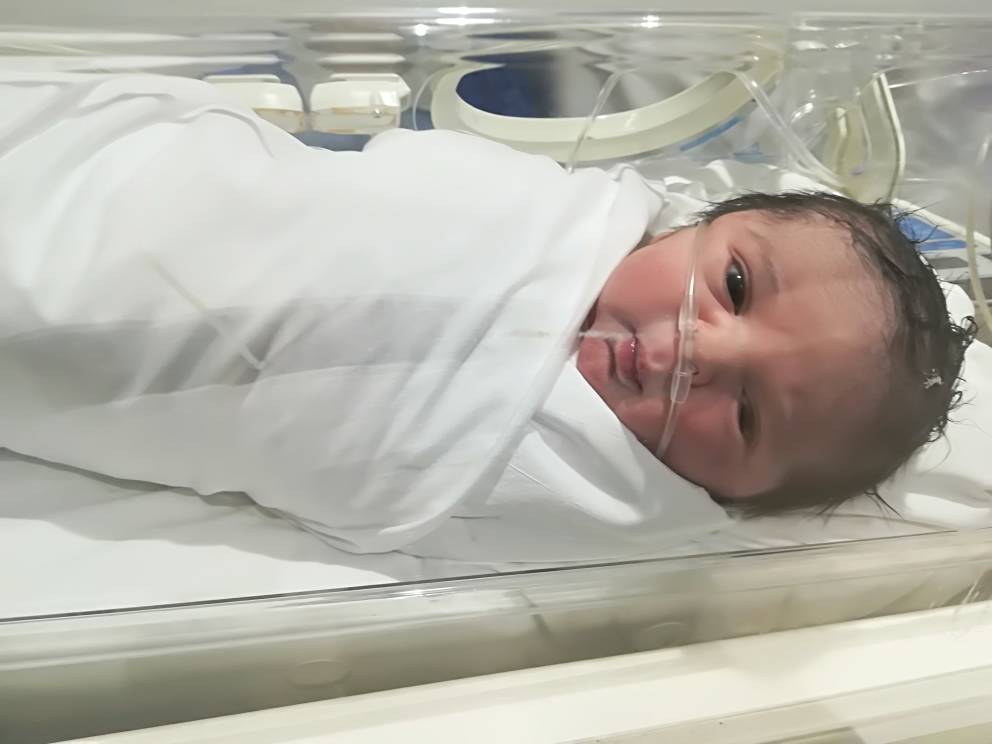 متولد شدن نوزاد حمد آگاهی