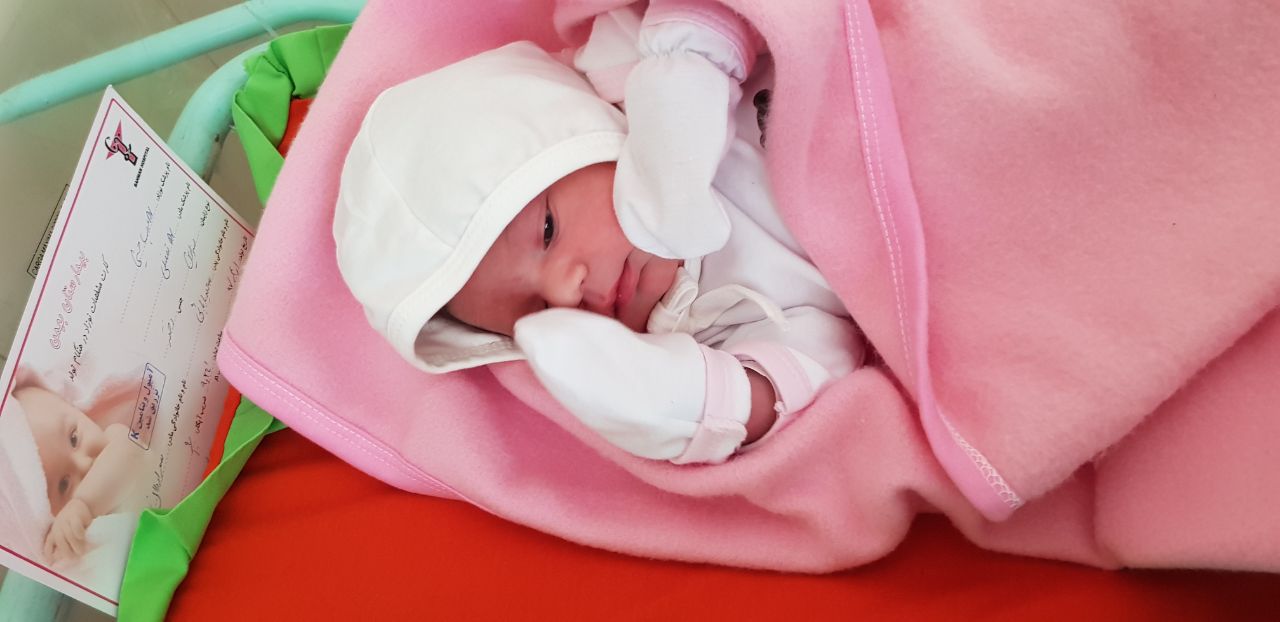 متولد شدن نوزاد سلینا بابایی