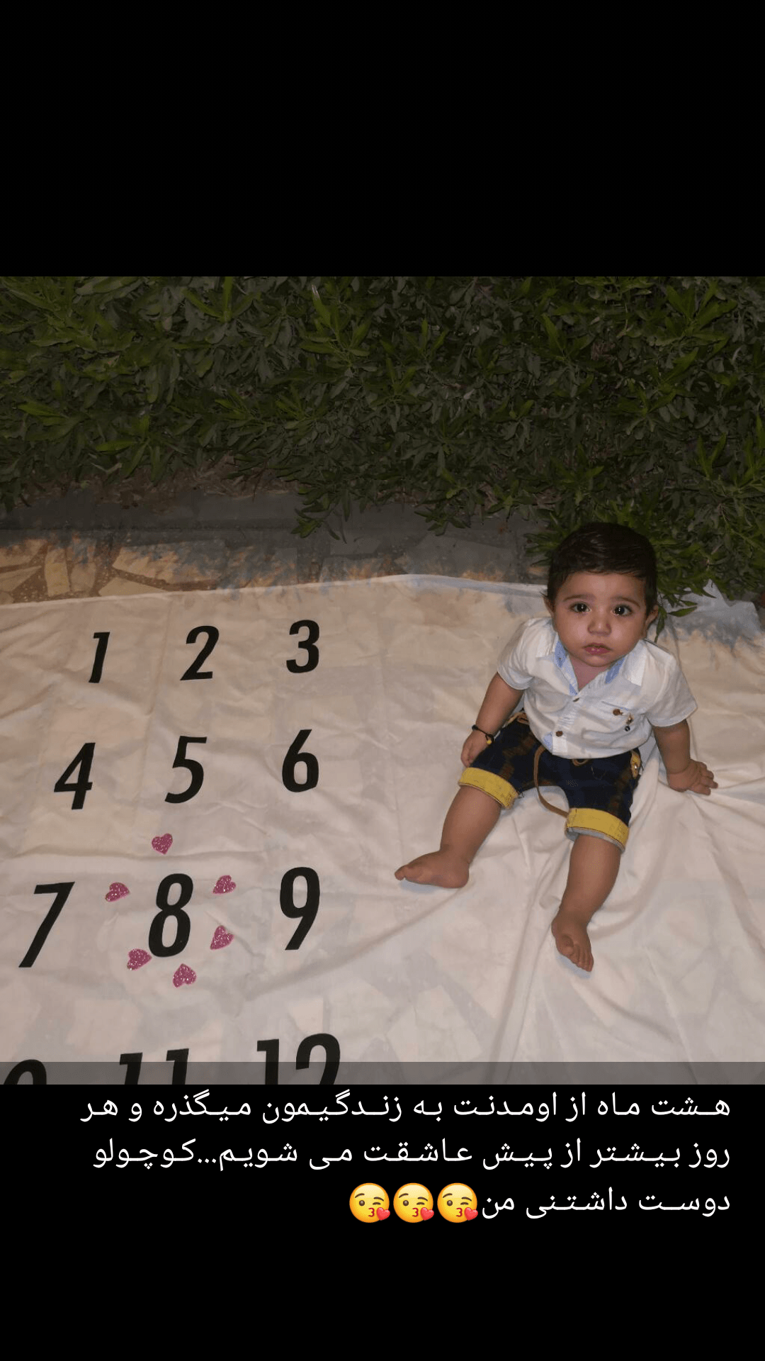 هشت ماهگی نوزاد آراد یارالهی