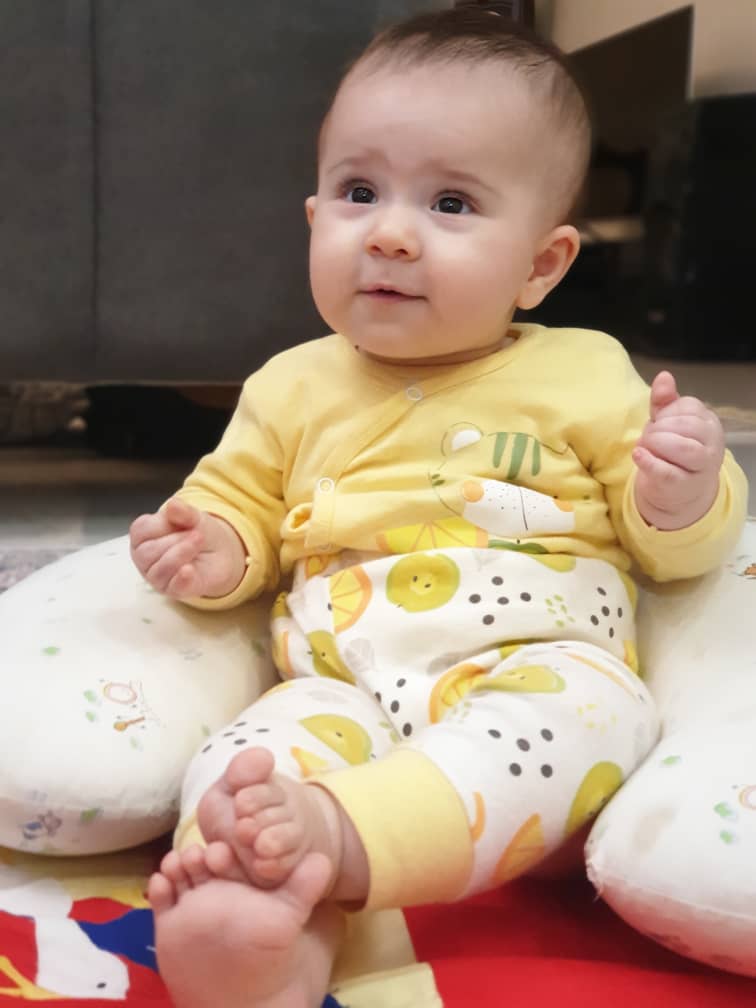 هشت ماهگی نوزاد سلین معبودی