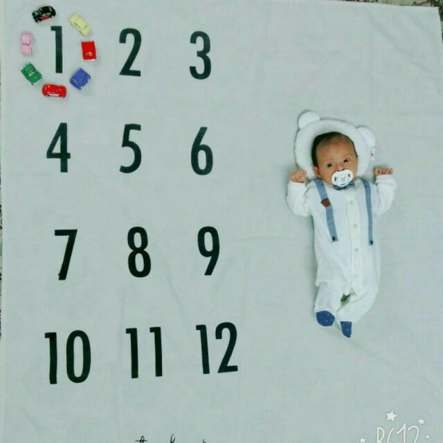 پارچه ماهگرد نوزاد طرح کلاسیک هیراد پورعسگری