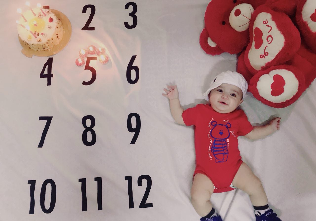 پنج ماهگی نوزاد هیراد پورعسگری