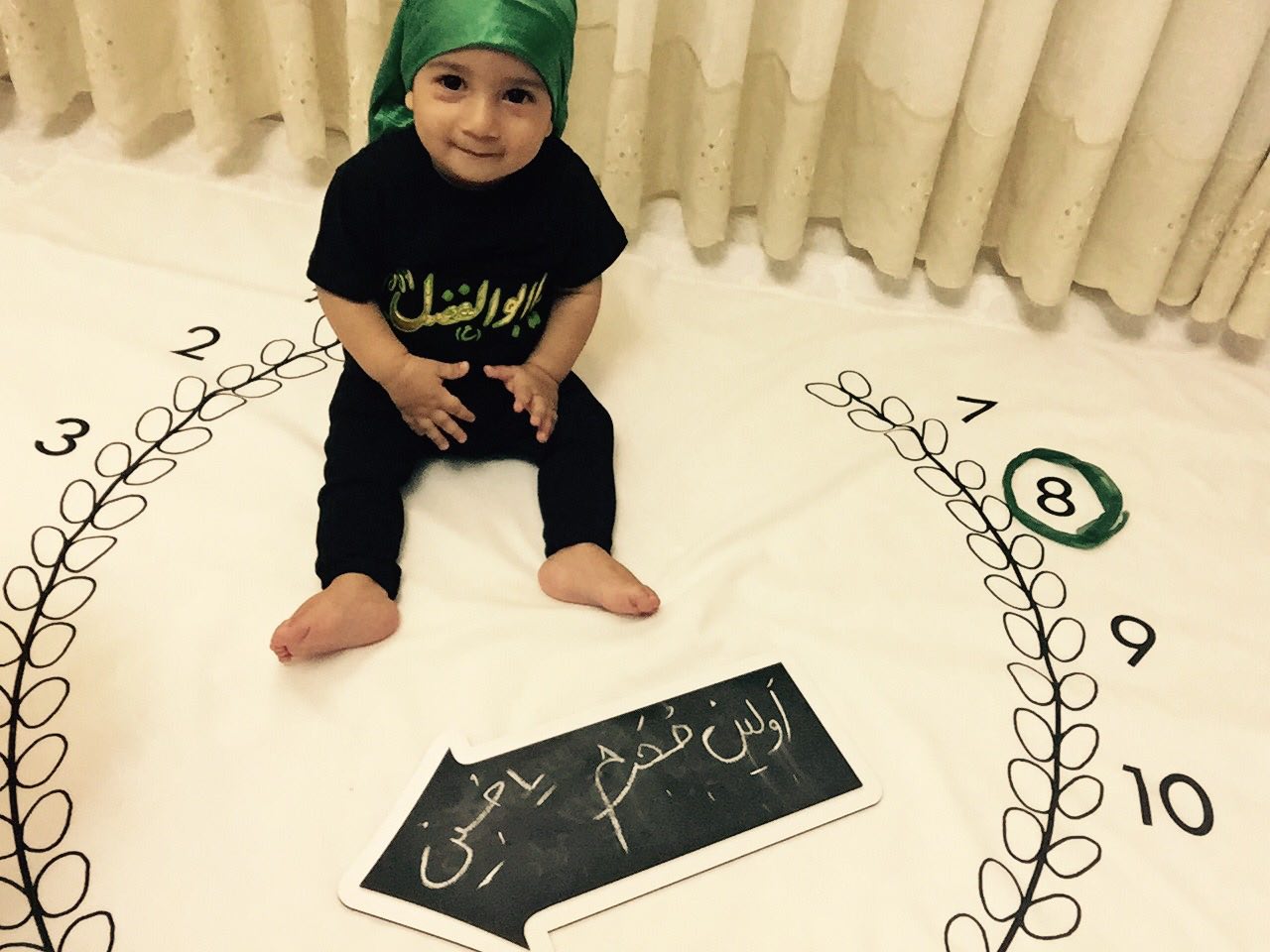 هشت ماهگی نوزاد هیراد پورعسگری