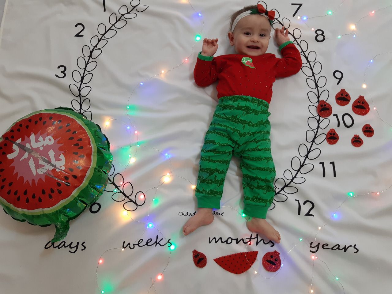 ده ماهگی نوزاد هیراد پورعسگری