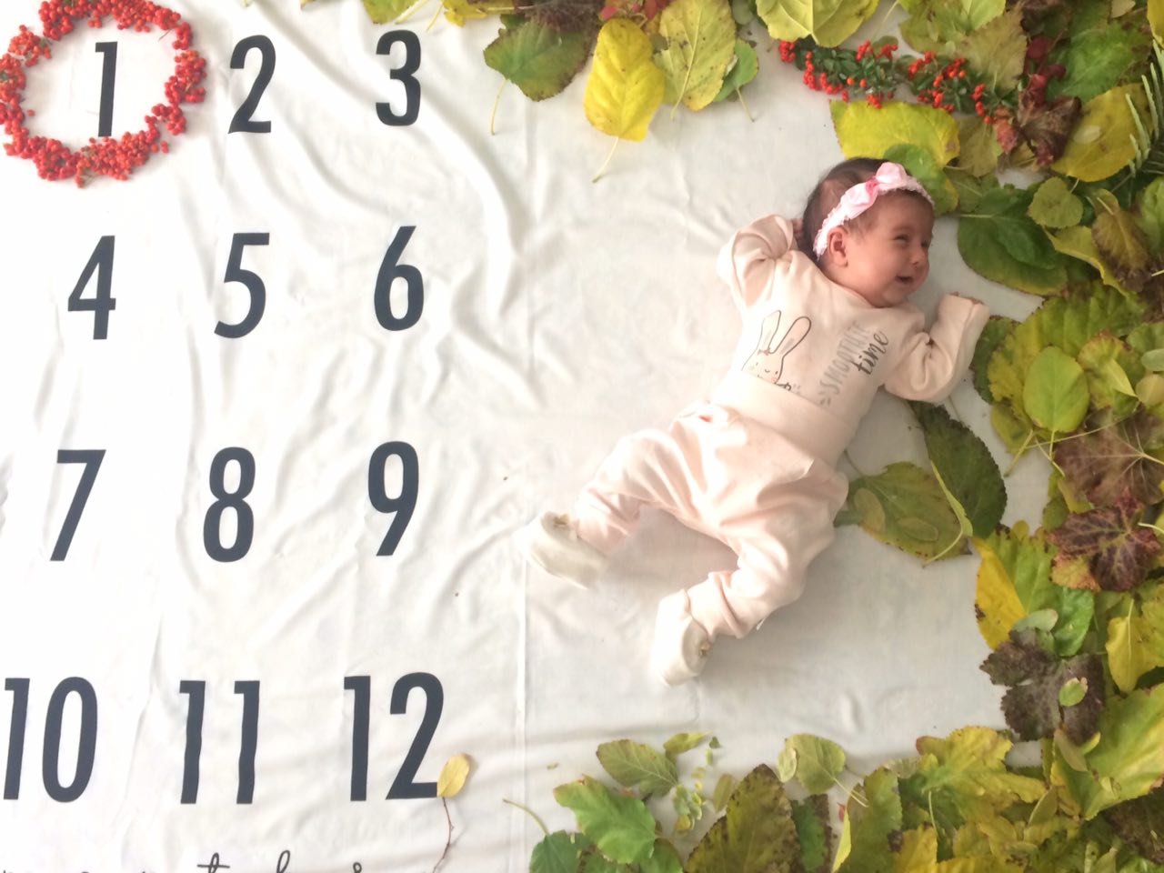 پارچه ماهگرد نوزاد طرح کلاسیک هیراد پورعسگری