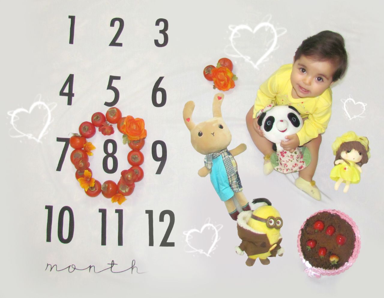 هشت ماهگی نوزاد هیراد پورعسگری