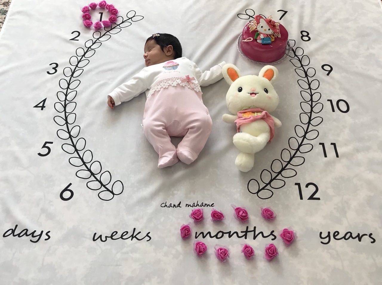 یک ماهگی نوزاد هیراد پورعسگری