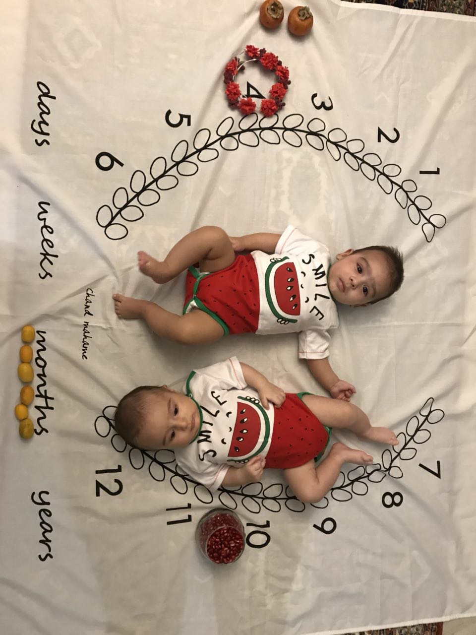 چهار ماهگی نوزاد هیراد پورعسگری