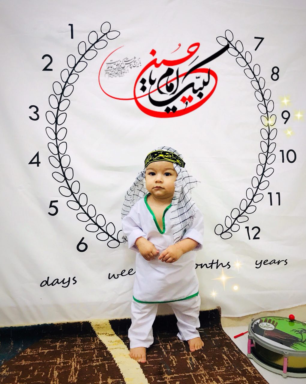 نه ماهگی نوزاد هیراد پورعسگری