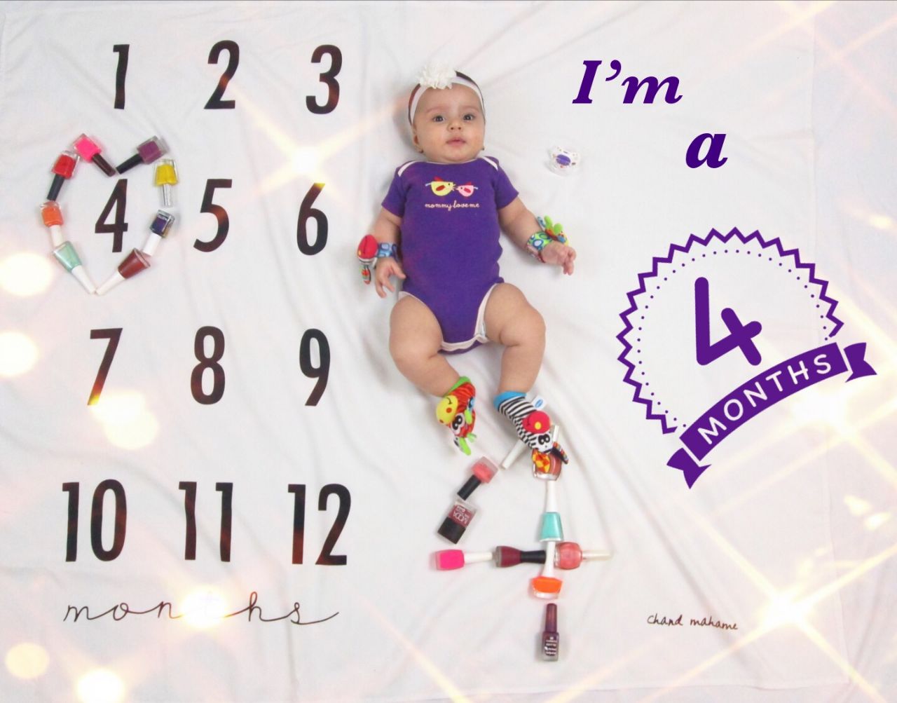 چهار ماهگی نوزاد هیراد پورعسگری