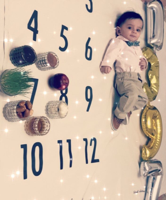 هفت ماهگی نوزاد هیراد پورعسگری