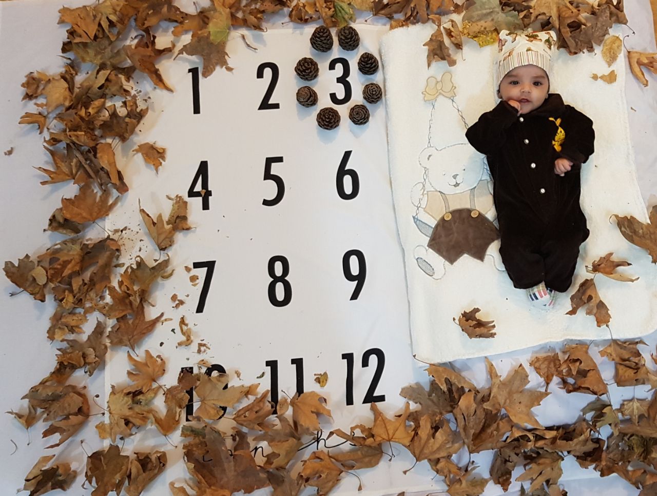 تم عکس پاییزی نوزاد هیراد پورعسگری