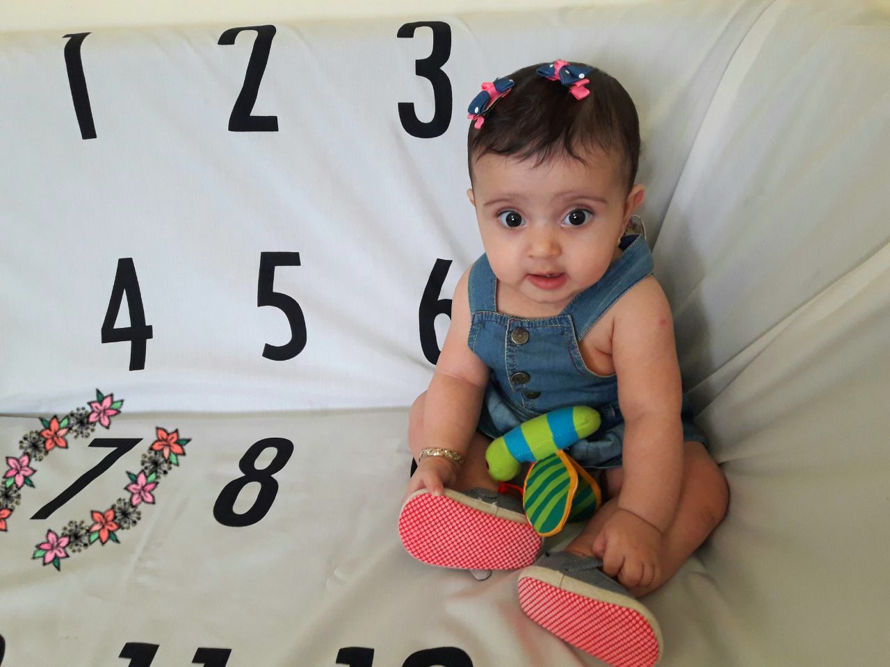 پارچه ماهگرد نوزاد طرح کلاسیک هیراد پورعسگری