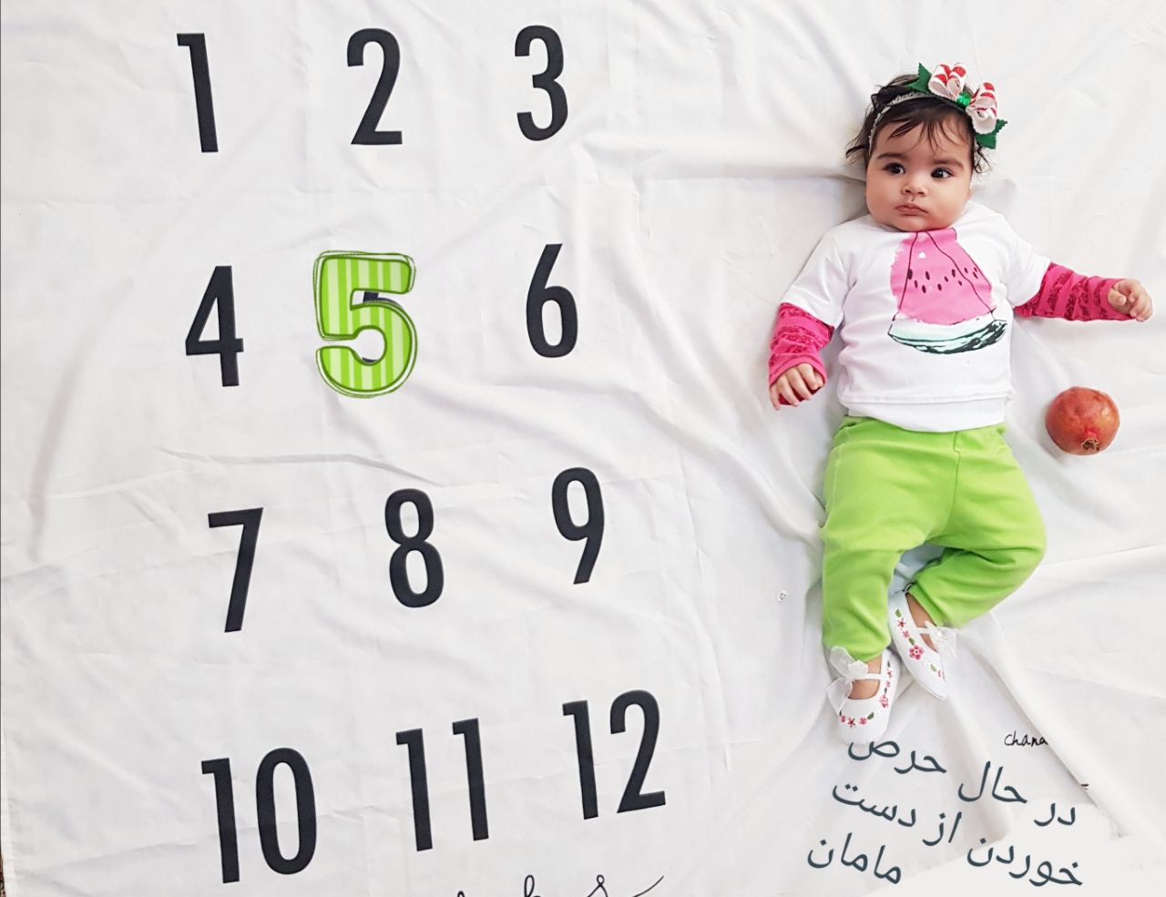 پنج ماهگی نوزاد هیراد پورعسگری