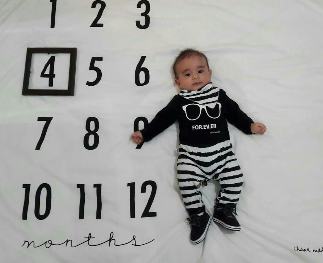 چهار ماهگی نوزاد هیراد پورعسگری