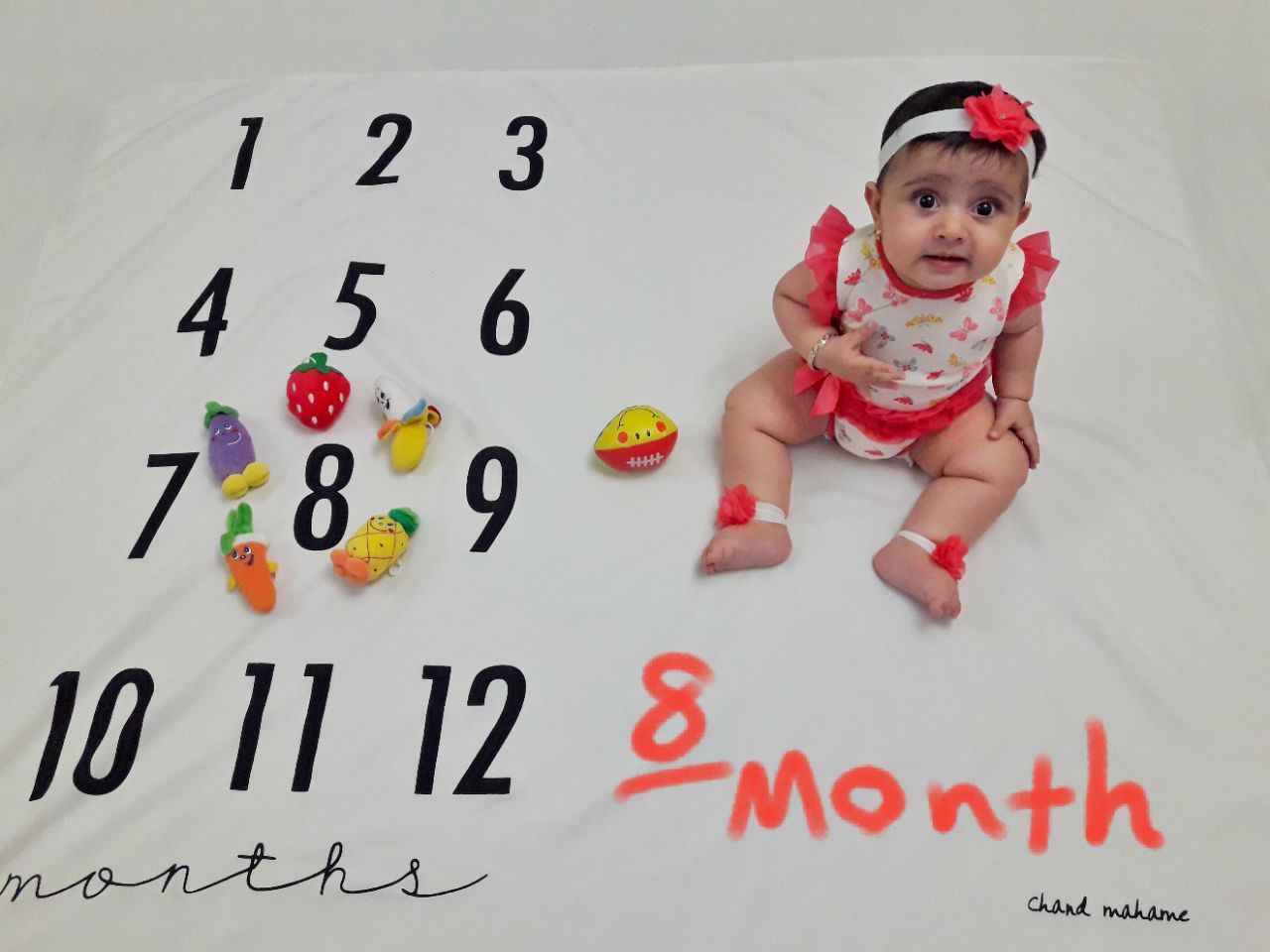 پارچه ماهگرد نوزاد طرح کلاسیک هیراد پورعسگری