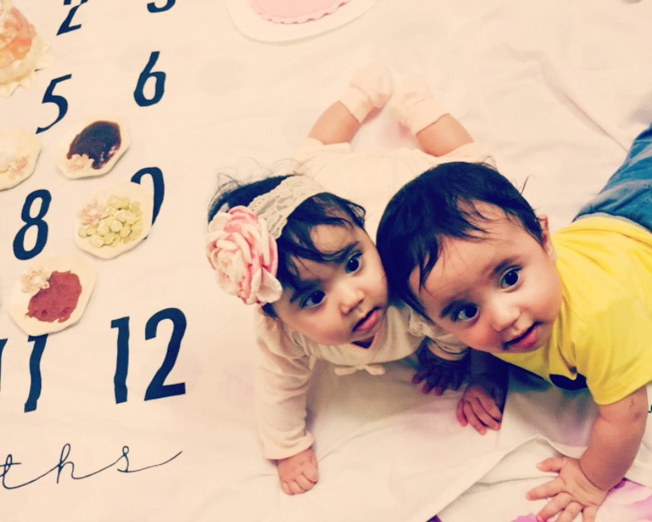 پارچه ماهگرد نوزاد طرح کلاسیک هیراد پورعسگری