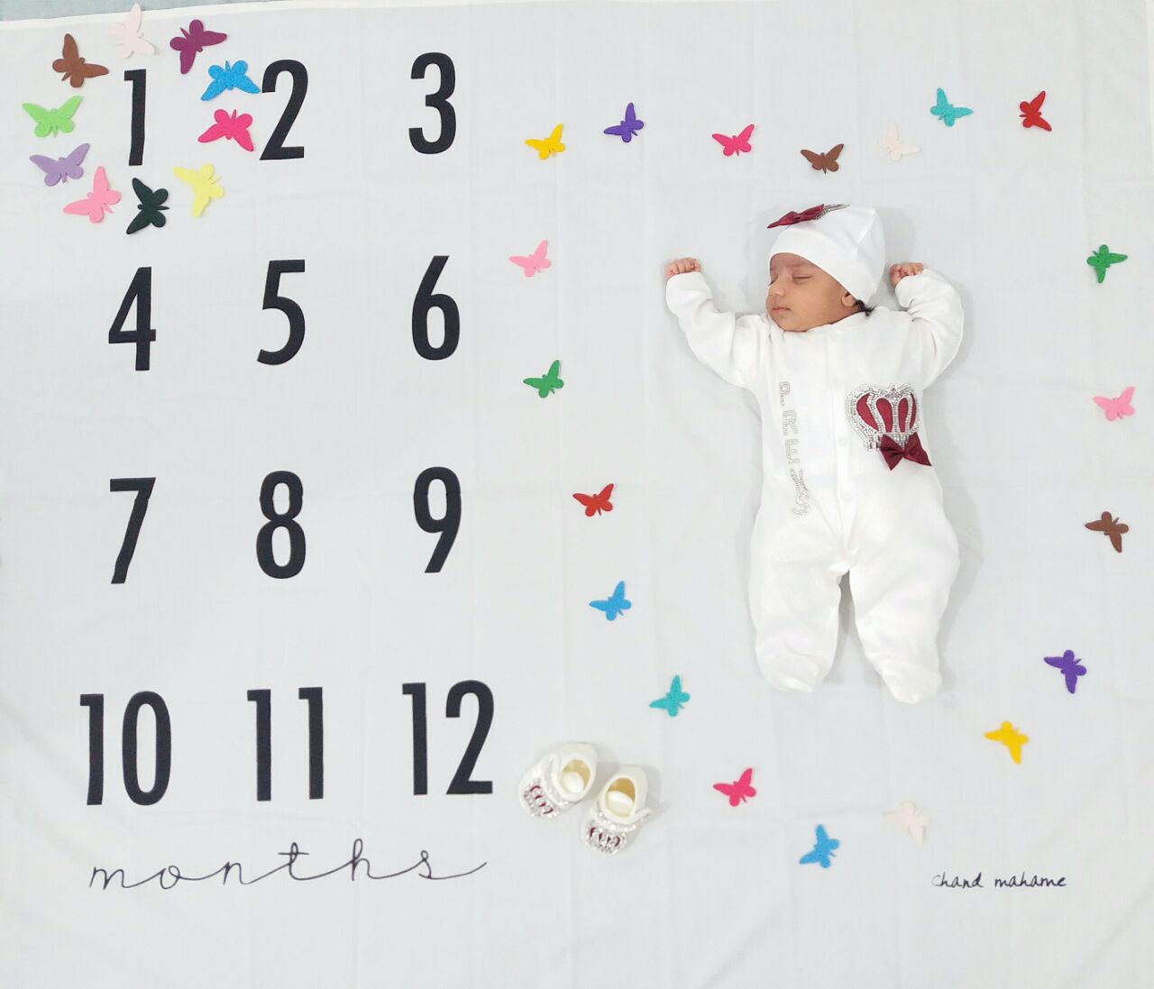 پارچه ماهگرد نوزاد طرح کلاسیک هیراد پورعسگری