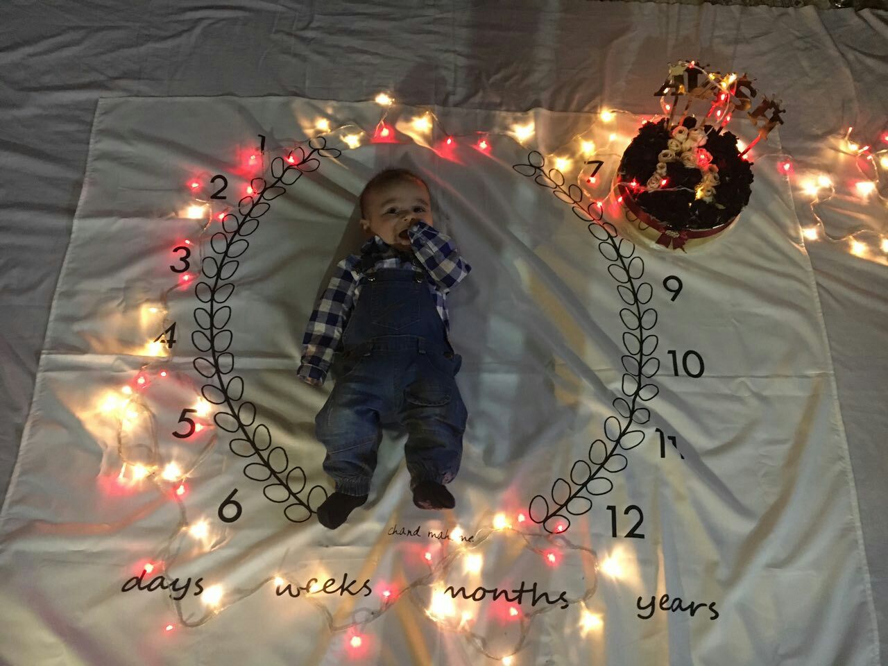 پارچه ماه شمار طرح شاخه زیتون هیراد پورعسگری