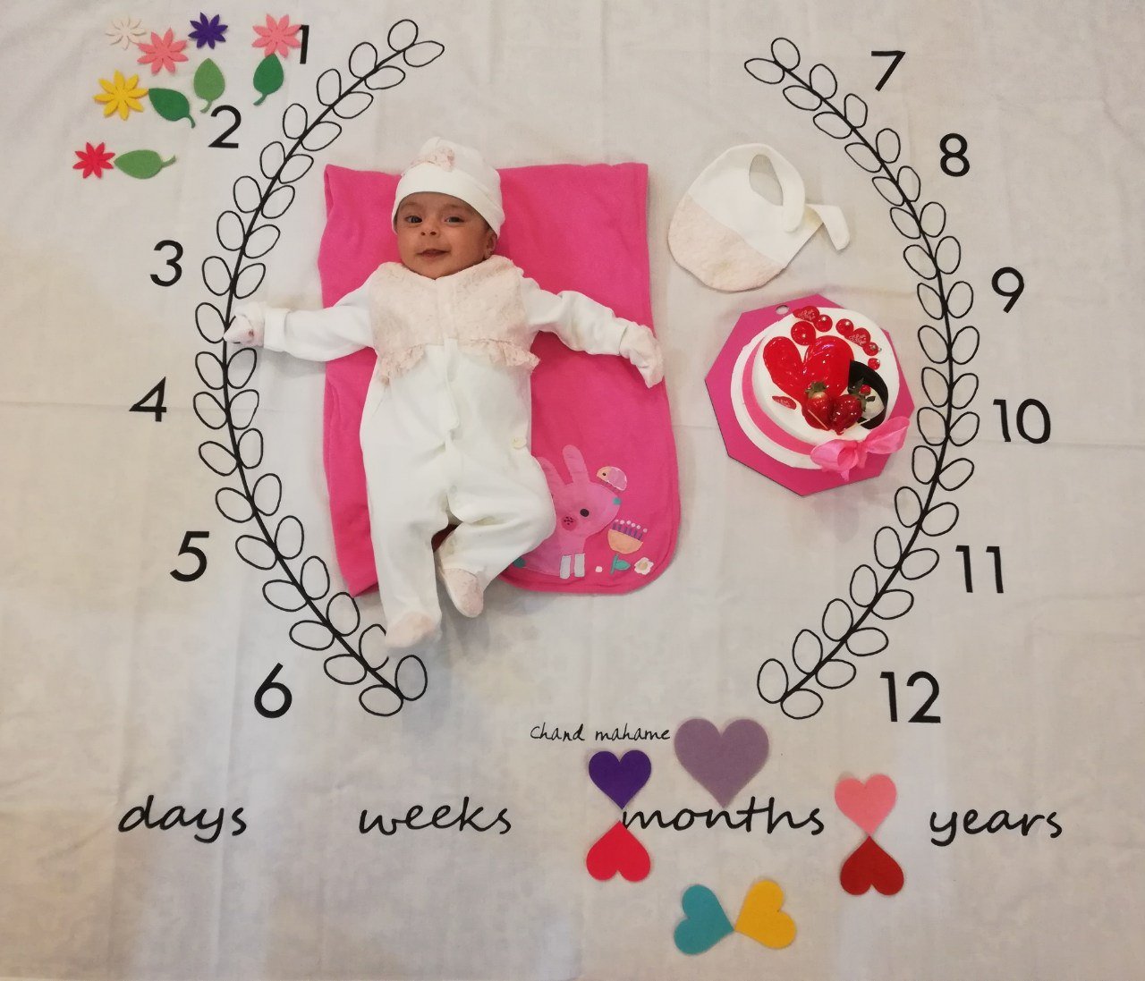 تم و تزیینات نمدی طرح فانتزی هیراد پورعسگری