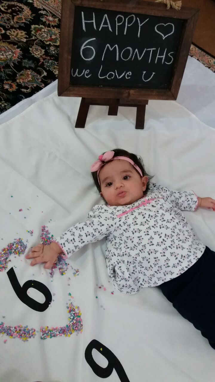 شش ماهگی نوزاد هیراد پورعسگری