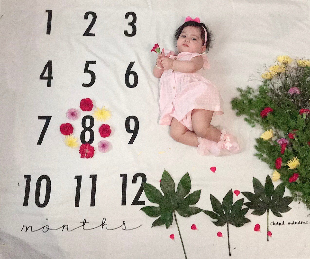 پارچه ماهگرد نوزاد طرح کلاسیک هیراد پورعسگری