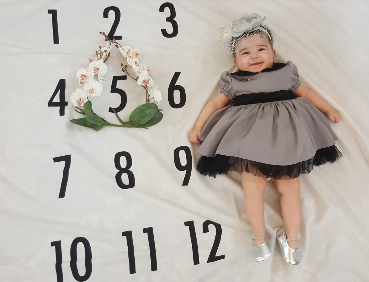 پارچه ماهگرد نوزاد طرح کلاسیک هیراد پورعسگری