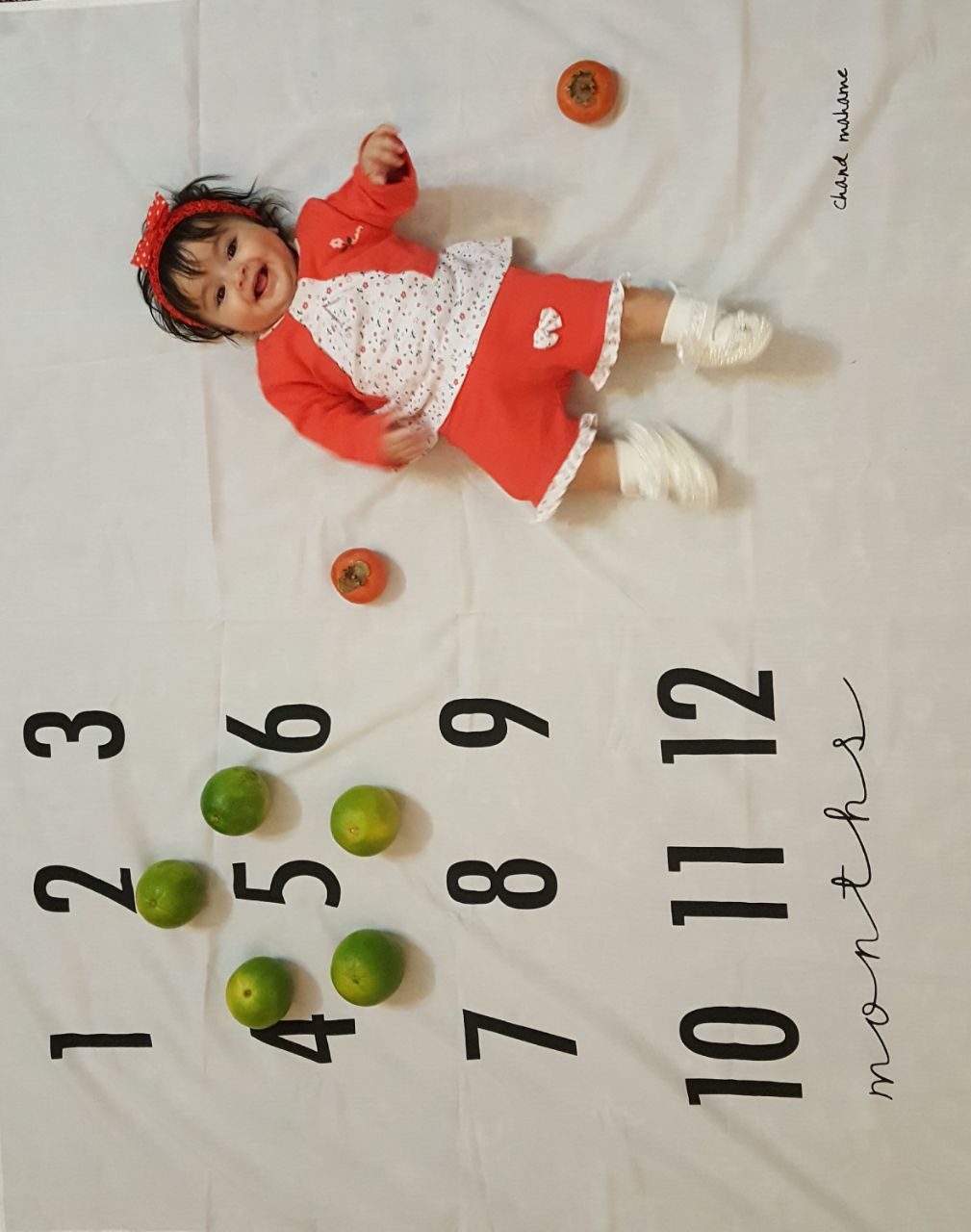 پارچه ماهگرد نوزاد طرح کلاسیک هیراد پورعسگری