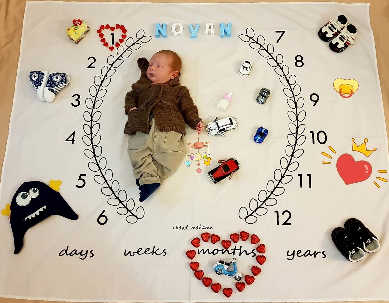 یک ماهگی نوزاد هیراد پورعسگری