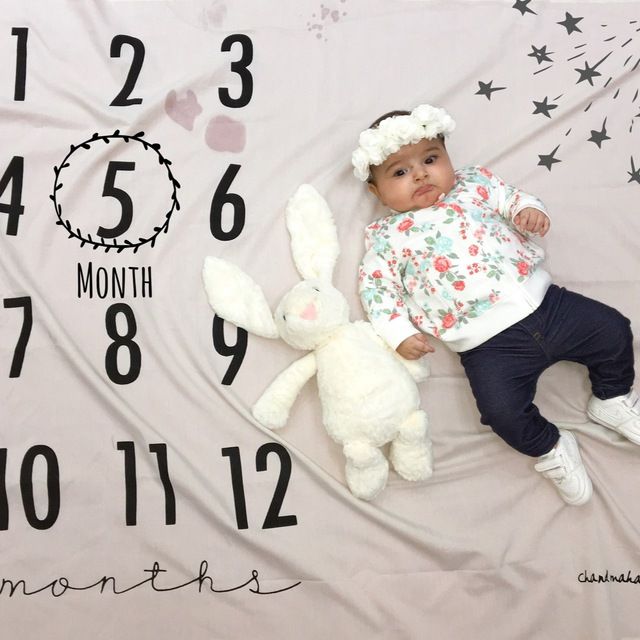 پارچه ماهگرد نوزاد طرح کلاسیک هیراد پورعسگری