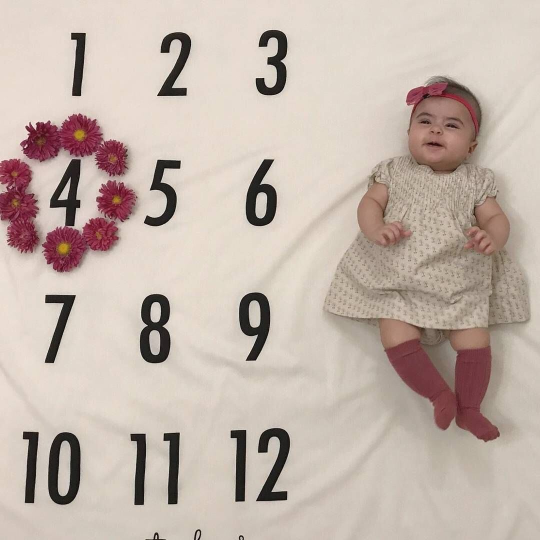 پارچه ماهگرد نوزاد طرح کلاسیک هیراد پورعسگری