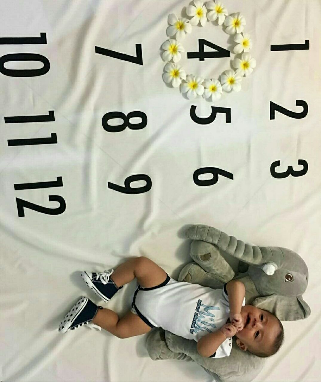 پارچه ماهگرد نوزاد طرح کلاسیک هیراد پورعسگری